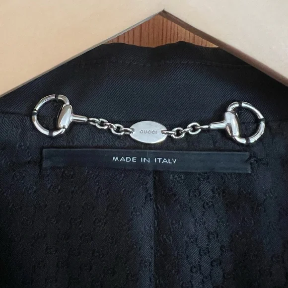 GUCCI 🖤 BAMBOO DETAIL BLAZER